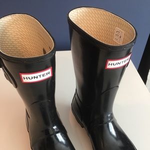 Hunter rain boots and liners